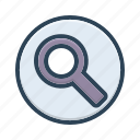 detective, glass, information, interface, magnifier, magnifying, search