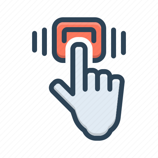 Click, graphic, hand, interface, selection, touch, user icon - Download on Iconfinder