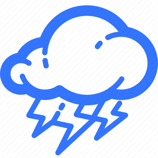 Cloud, forecast, lightning, thunder, thunderbolt, weather icon - Download on Iconfinder