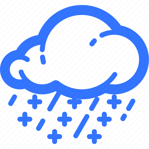 Cloud, forecast, rain, sleet, snow, weather icon - Download on Iconfinder