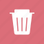 delete, dustbin, empty, recycle, recycling, remove, trash 