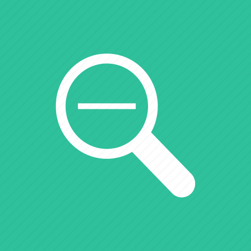 Detective, glass, magnifier, magnifying, out, search, zoom icon - Download on Iconfinder