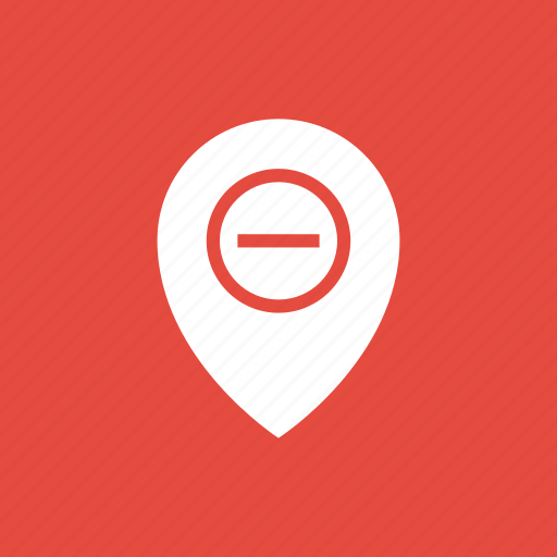 Direction, gps, location, map, pin, remove icon - Download on Iconfinder