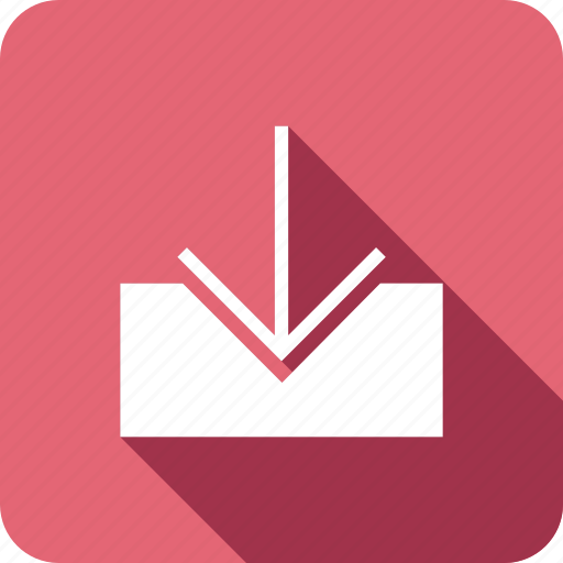 Arrow, arrows, down, download, downloading, inbox, save icon - Download on Iconfinder