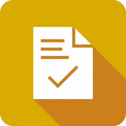 Check, contract, document, file, ok, success icon - Download on Iconfinder