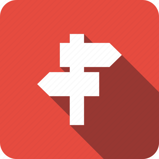 Crossroads, direction, location, navigation, sign icon - Download on Iconfinder