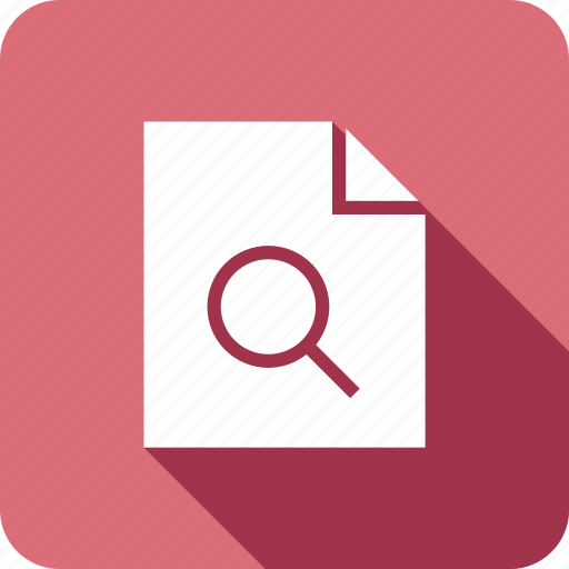 Contract, document, file, paper, search icon - Download on Iconfinder