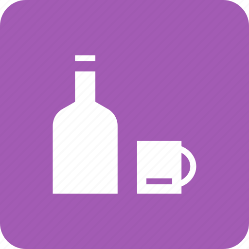 Alcohol, bottle, cup, drink, juice, water, wine icon - Download on Iconfinder