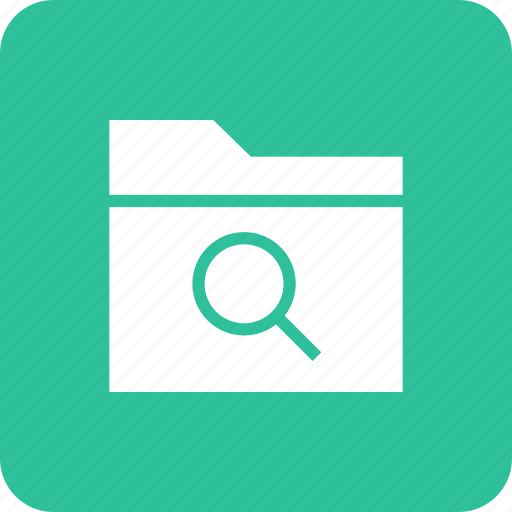 File, files, folder, glass, magnifying, search icon - Download on Iconfinder