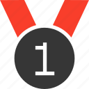 award, medal, prize, ribbon, winner