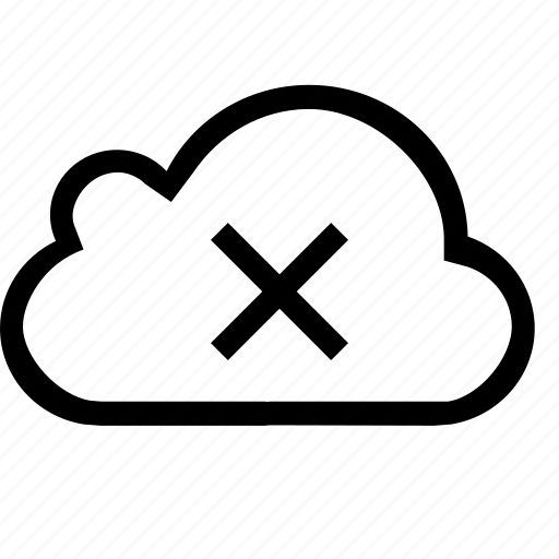 Cloud, conection, no, service icon - Download on Iconfinder