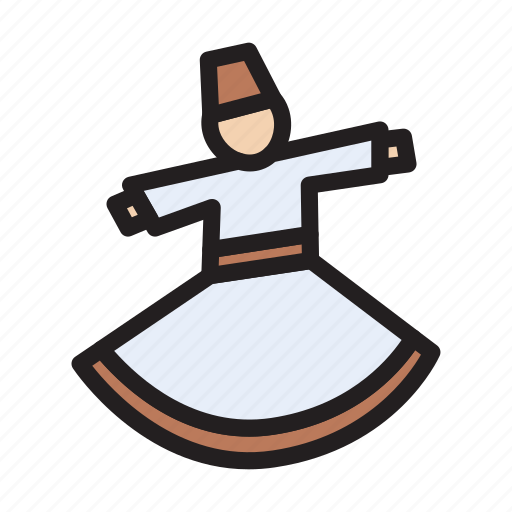 Sufi, dervish, dance, muslim, islam icon - Download on Iconfinder