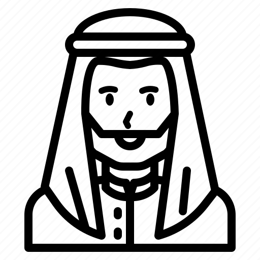 Muslim, arabic, man, islam, arab, beard, avatar icon - Download on Iconfinder