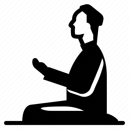 Prayer, muslim, man, praying, islam, dua, avatar icon - Download on Iconfinder