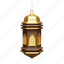 golden lantern, lantern, lamp, islamic, islam, muslim, religion, ramadan, decoration, celebration 