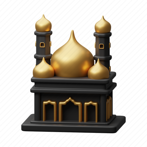 Mosque, tower, architecture, eid al adha, eid mubarak, eid al-fitr, building 3D illustration - Download on Iconfinder