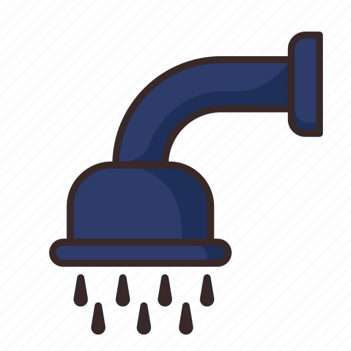Ghusl, shower, bath, water, water droplets, islam, religion icon - Download on Iconfinder