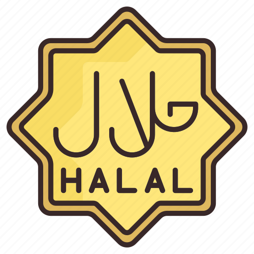 Halal, muslim, food, islam, religion, label, arabic icon - Download on Iconfinder