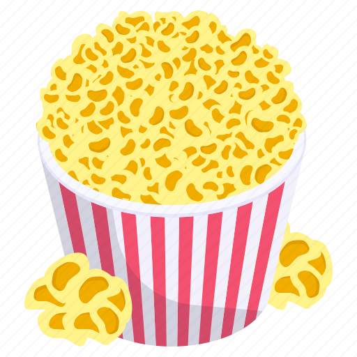 Snack, popcorn, refreshment item, popcorn bucket, food icon - Download on Iconfinder