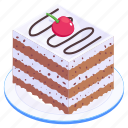 cake slice, sweet, dessert, confectionery, cream cake