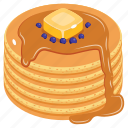 pancake, honey cake, sweet, dessert, confectionery