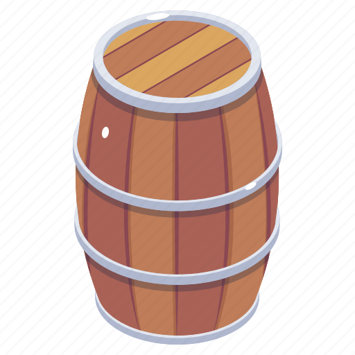 Wooden barrel, cask, barrel, keg, wooden cask icon - Download on Iconfinder