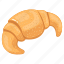 crescent roll, croissant, bread, bakery item, food 