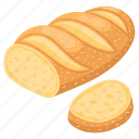 french bread, baguette, bread, bakery item, food