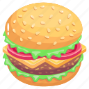 burger, beefburger, fast food, hamburger, junk food