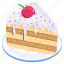 cake slice, cream cake, sweet, dessert, confectionery 