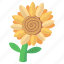 floral, sunflower, flower, nature, blooming flower 