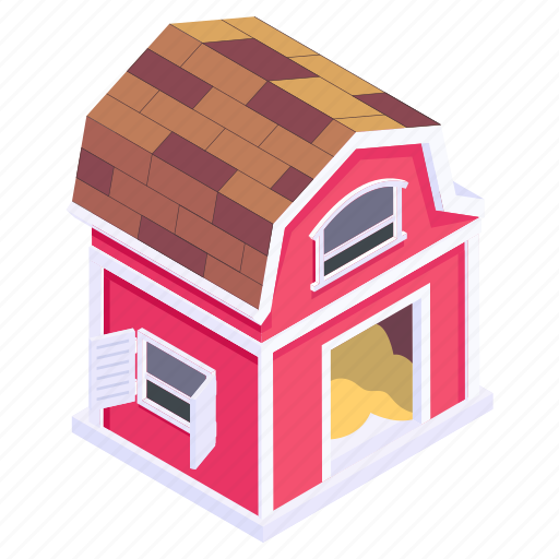 Farm building, barn house, farm, architecture, hut icon - Download on Iconfinder