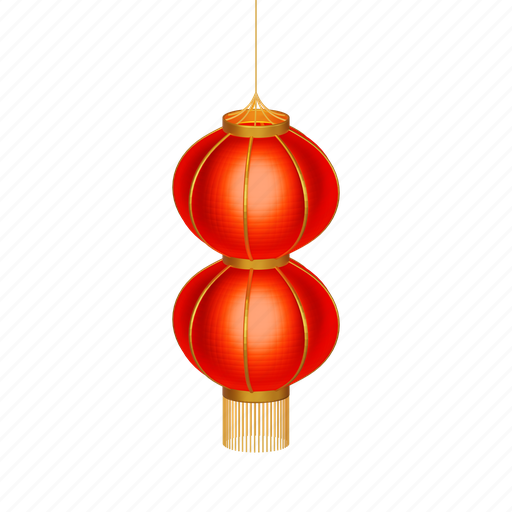 Isometric, chinatown, lantern, lamp, light, paper, decoration 3D illustration - Download on Iconfinder