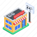 marketplaces, local stores, glass displays, grocery stores, electronics store