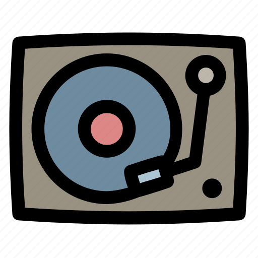 Dj, music, turntable, vinyl, vinyl player, instrument icon - Download on Iconfinder