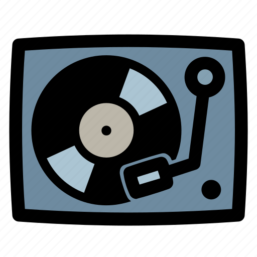 Dj, party, turntable, vinyl, vinyl player icon - Download on Iconfinder