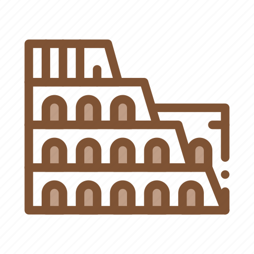 Building, coliseum, italian, meal, pizza, traditional, wine icon - Download on Iconfinder