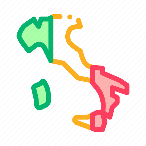 Cloth, country, italian, italy, map, pizza, traditional icon - Download on Iconfinder