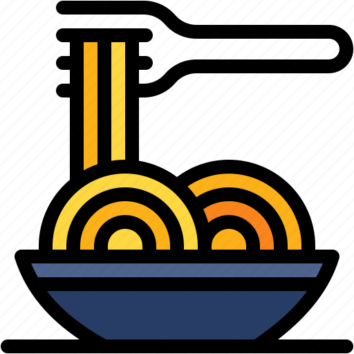 Pasta, italian, food, and, restaurant, spaghetti, dish icon - Download on Iconfinder