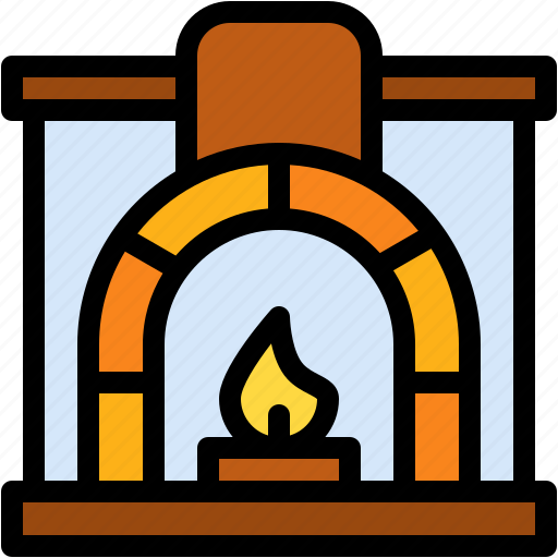 Pizza, oven, stone, fire, italian, food, and icon - Download on Iconfinder
