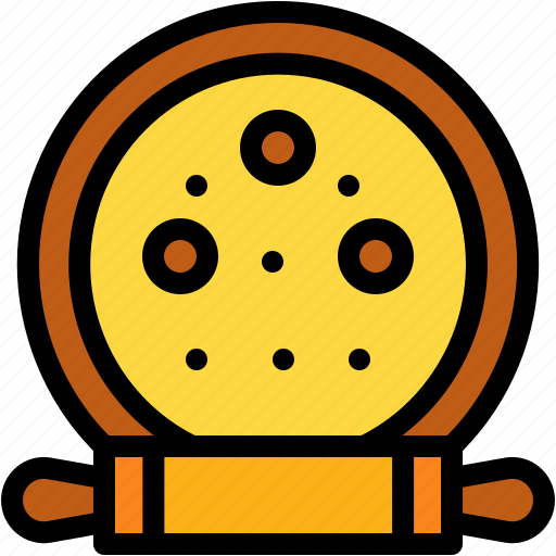Rolling, pin, kitchen, tool, bread, pizza, italian icon - Download on Iconfinder