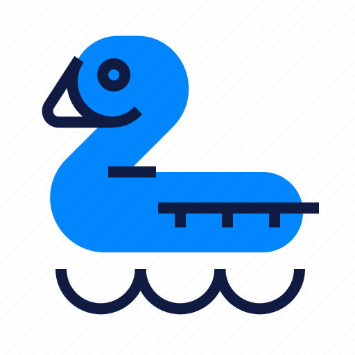 Duck, holiday, inflatable, sea, water icon - Download on Iconfinder