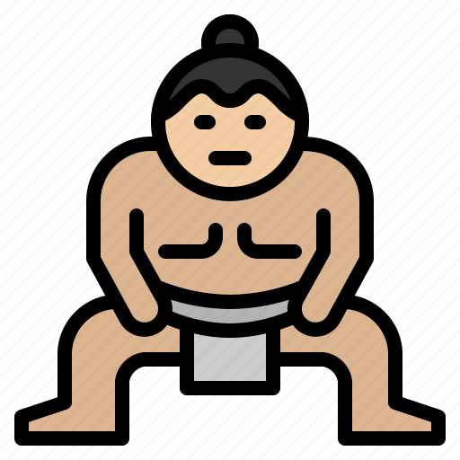 Combat, force, japan, japanese, sport, sumo, wrestling icon - Download on Iconfinder
