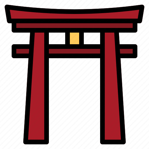 Gate, japan, japanese, landmark, shinto, shrine, torii icon - Download on Iconfinder