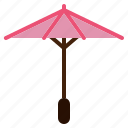beautiful, decorate, garden, japanese, traditional, umbrella