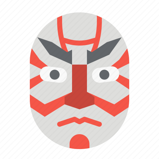 Drama, japan, kabuki, mask, theater icon - Download on Iconfinder