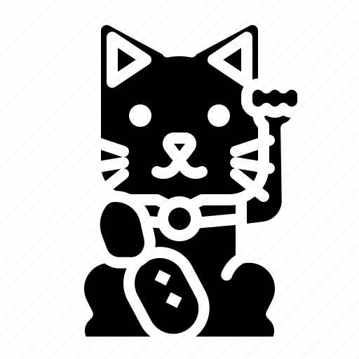 Cat, cultures, japan, maneki, neko icon - Download on Iconfinder