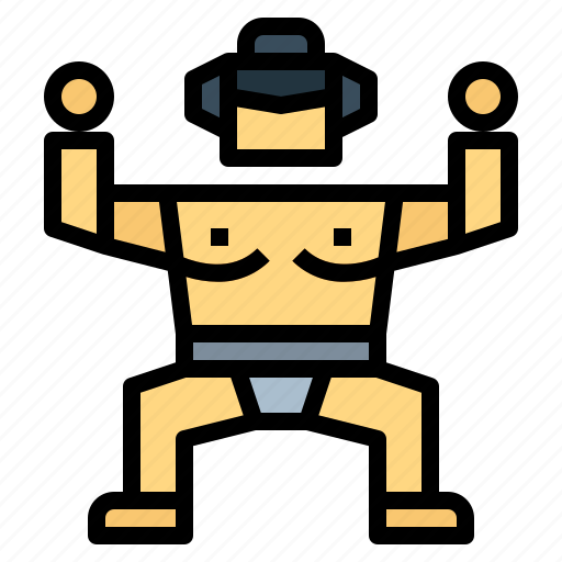 Competition, sports, sumo, wrestling icon - Download on Iconfinder