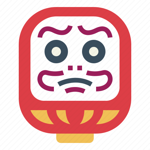 Daruma, fortune, japanese, toys icon - Download on Iconfinder