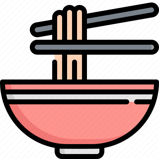 Bowl, cooking, food, noodle, ramen, spaghetti, udon icon - Download on Iconfinder